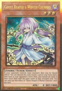 Ghost Reaper & Winter Cherries (Alternate Art) [MAGO-EN010] Gold Rare | Jomio and Rueliete's Cards and Comics