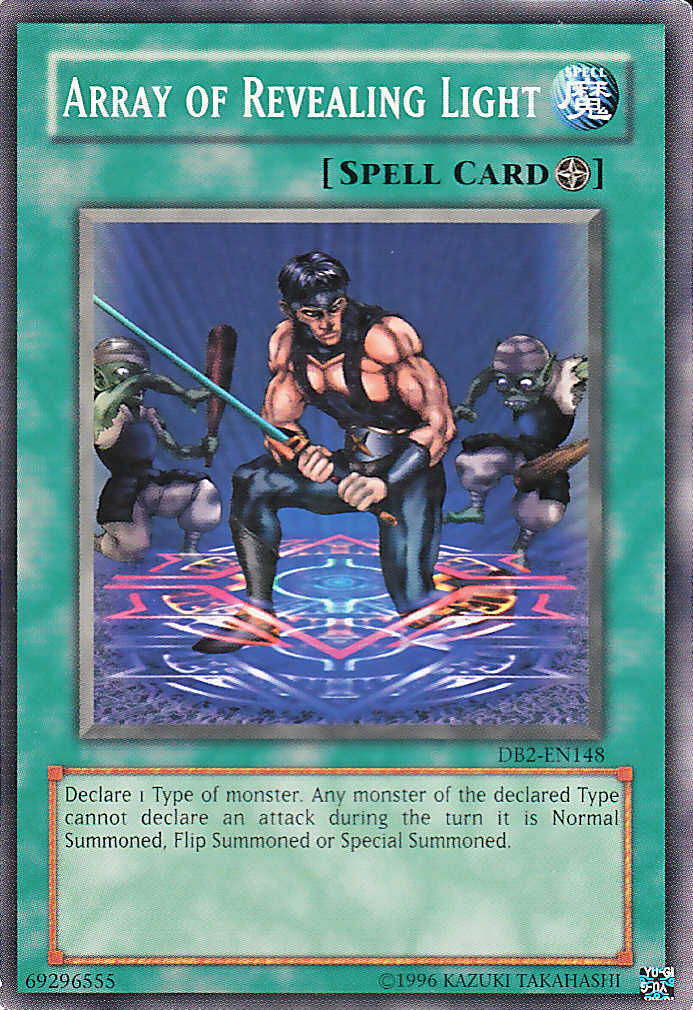 Array of Revealing Light [DB2-EN148] Common | Jomio and Rueliete's Cards and Comics