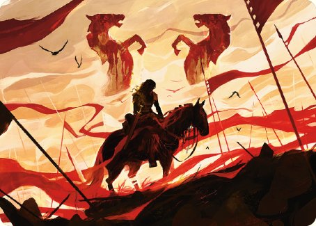 Merry, Esquire of Rohan Art Card [The Lord of the Rings: Tales of Middle-earth Art Series] | Jomio and Rueliete's Cards and Comics