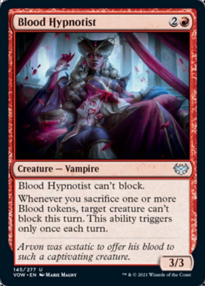 Blood Hypnotist [Innistrad: Crimson Vow] | Jomio and Rueliete's Cards and Comics