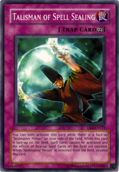 Talisman of Spell Sealing [DR2-EN161] Common | Jomio and Rueliete's Cards and Comics