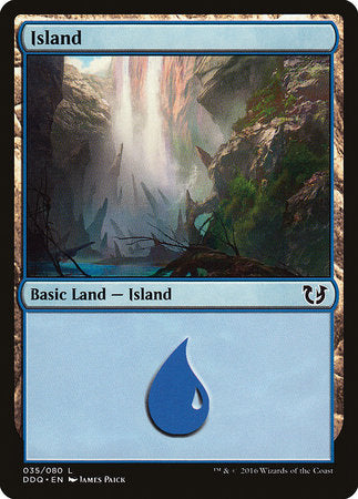Island (35) [Duel Decks: Blessed vs. Cursed] | Jomio and Rueliete's Cards and Comics