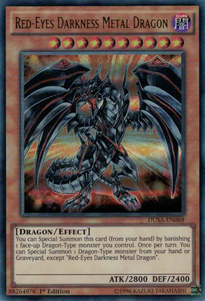 Red-Eyes Darkness Metal Dragon [DUSA-EN068] Ultra Rare | Jomio and Rueliete's Cards and Comics