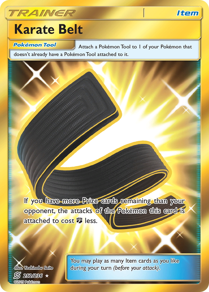 Karate Belt (252/236) [Sun & Moon: Unified Minds] | Jomio and Rueliete's Cards and Comics