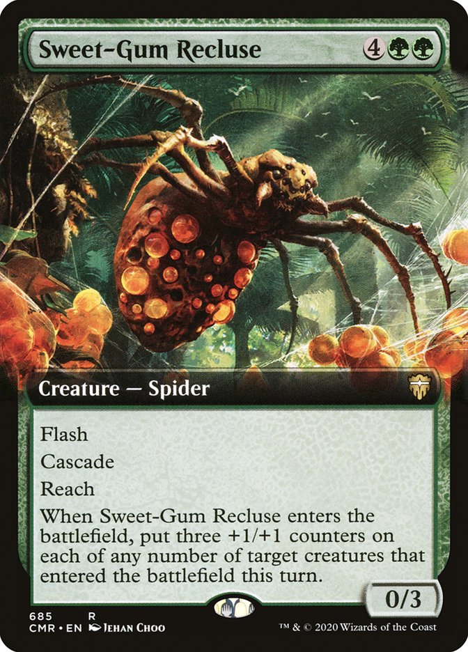 Sweet-Gum Recluse (Extended Art) [Commander Legends] | Jomio and Rueliete's Cards and Comics