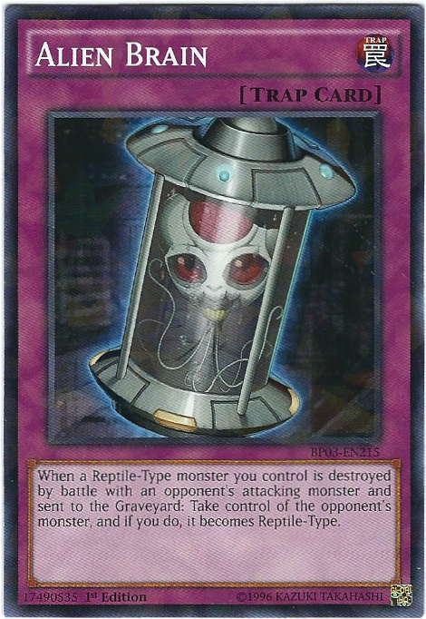 Alien Brain (Shatterfoil) [BP03-EN215] Common | Jomio and Rueliete's Cards and Comics