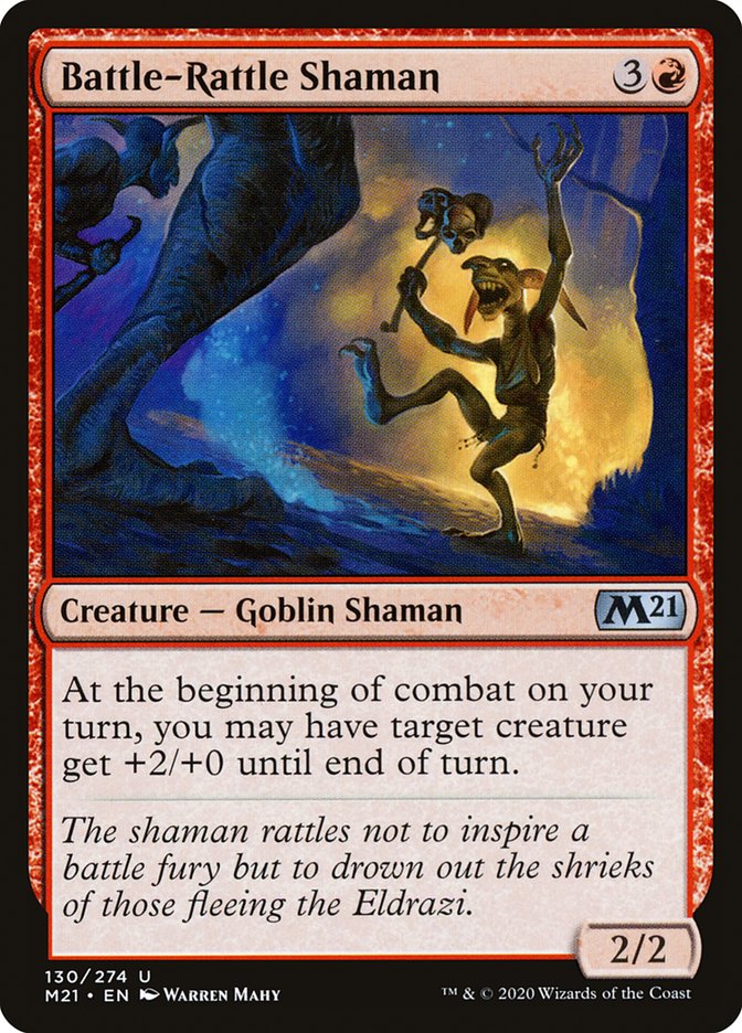 Battle-Rattle Shaman [Core Set 2021] | Jomio and Rueliete's Cards and Comics