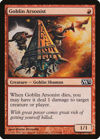 Goblin Arsonist [Magic 2012] | Jomio and Rueliete's Cards and Comics