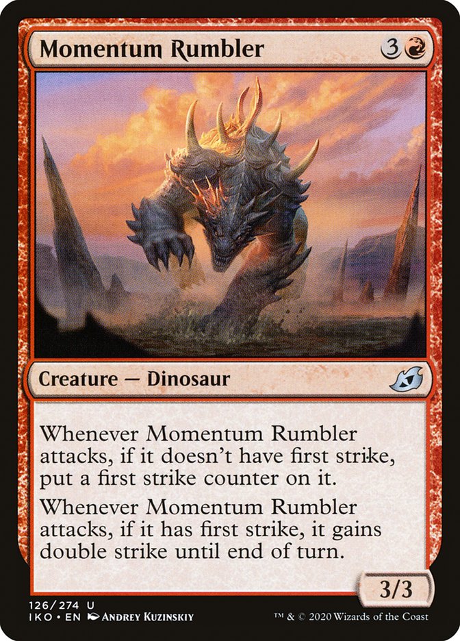 Momentum Rumbler [Ikoria: Lair of Behemoths] | Jomio and Rueliete's Cards and Comics
