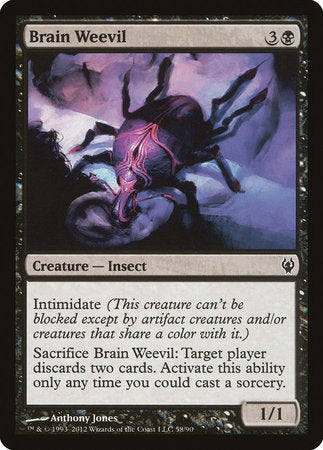 Brain Weevil [Duel Decks: Izzet vs. Golgari] | Jomio and Rueliete's Cards and Comics