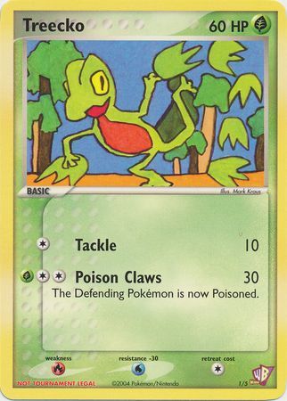 Treecko (1/5) [Kids WB Promos] | Jomio and Rueliete's Cards and Comics