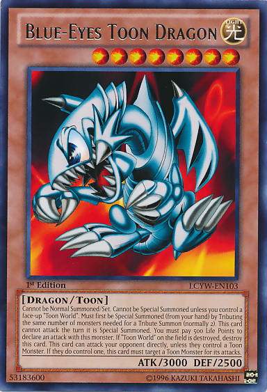 Blue-Eyes Toon Dragon [LCYW-EN103] Rare | Jomio and Rueliete's Cards and Comics