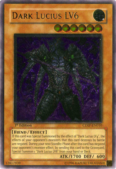 Dark Lucius LV6 (UTR) [CDIP-EN010] Ultimate Rare | Jomio and Rueliete's Cards and Comics