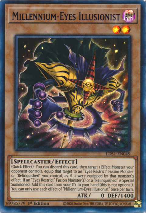 Millennium-Eyes Illusionist (Purple) [LDS1-EN045] Ultra Rare | Jomio and Rueliete's Cards and Comics