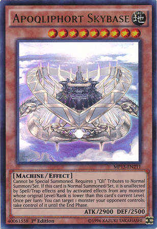 Apoqliphort Skybase [MP15-EN211] Ultra Rare | Jomio and Rueliete's Cards and Comics