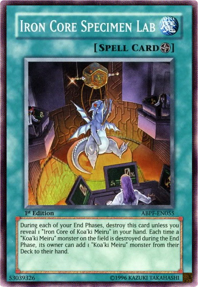 Iron Core Specimen Lab [ABPF-EN055] Super Rare | Jomio and Rueliete's Cards and Comics