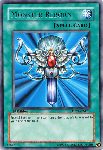 Monster Reborn [DPYG-EN019] Rare | Jomio and Rueliete's Cards and Comics
