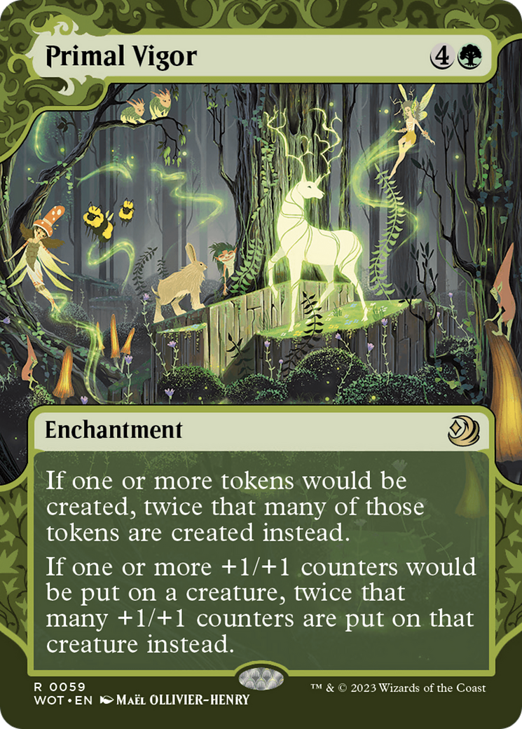 Primal Vigor [Wilds of Eldraine: Enchanting Tales] | Jomio and Rueliete's Cards and Comics