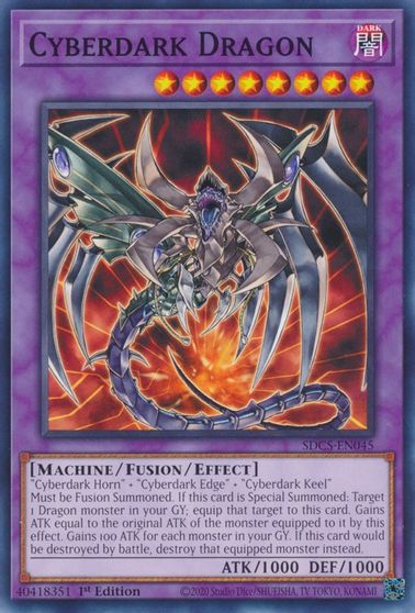 Cyberdark Dragon [SDCS-EN045] Common | Jomio and Rueliete's Cards and Comics