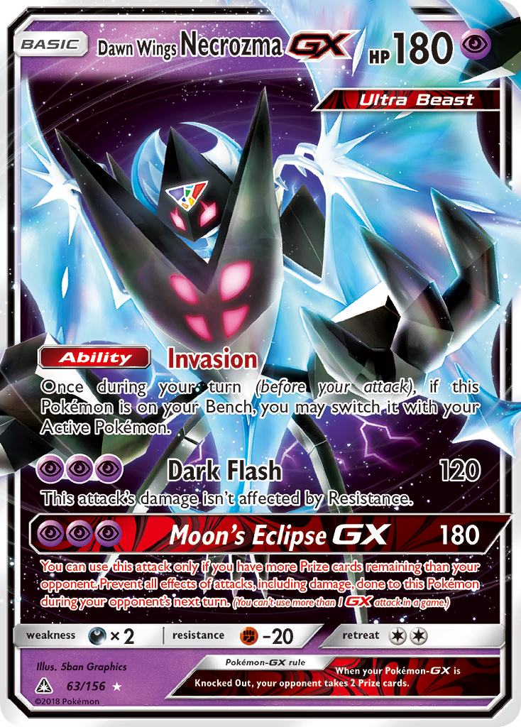 Dawn Wings Necrozma GX (63/156) [Sun & Moon: Ultra Prism] | Jomio and Rueliete's Cards and Comics