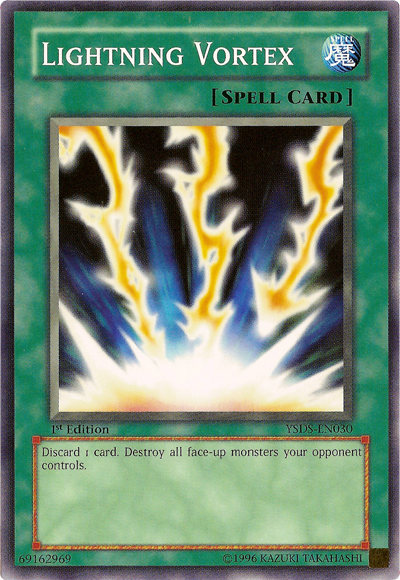 Lightning Vortex [YSDS-EN030] Common | Jomio and Rueliete's Cards and Comics