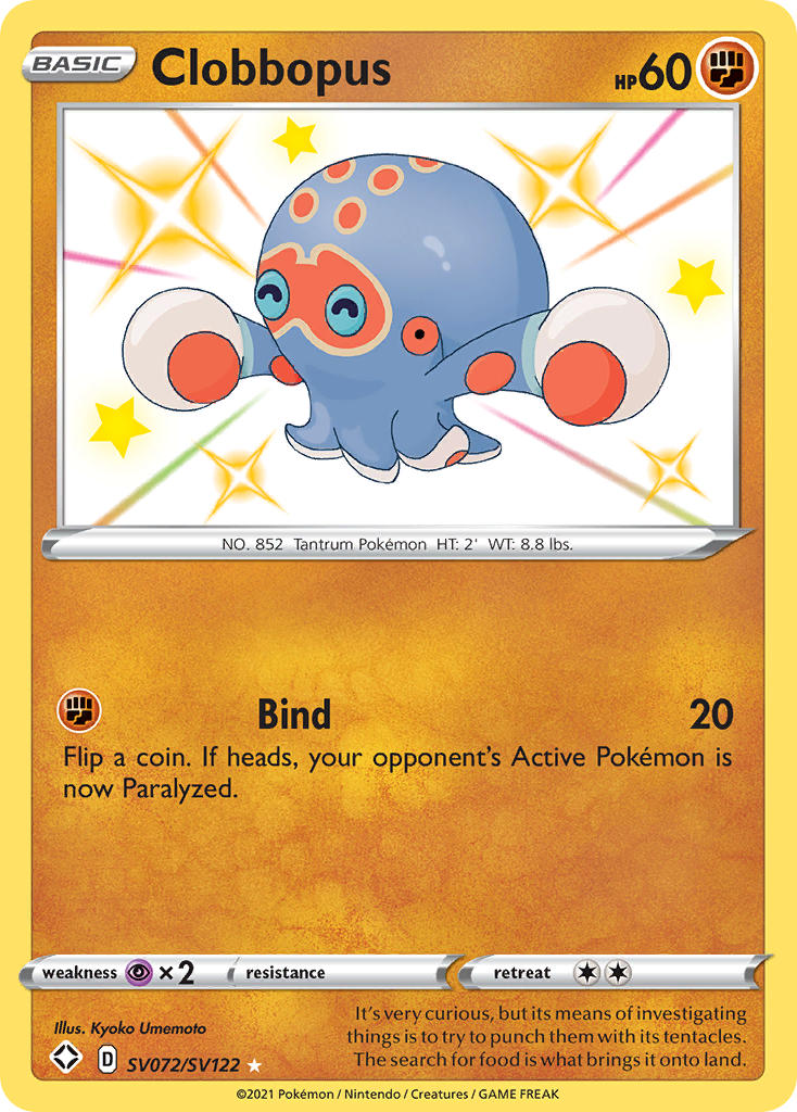 Clobbopus (SV072/SV122) [Sword & Shield: Shining Fates] | Jomio and Rueliete's Cards and Comics