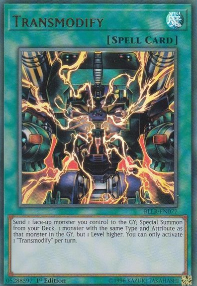 Transmodify [BLLR-EN077] Ultra Rare | Jomio and Rueliete's Cards and Comics