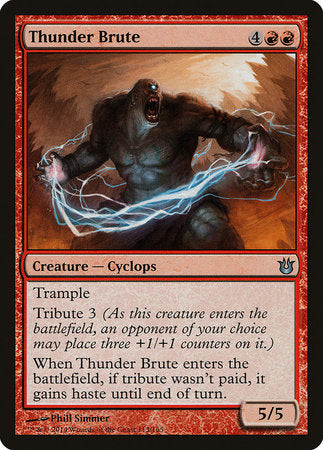 Thunder Brute [Born of the Gods] | Jomio and Rueliete's Cards and Comics