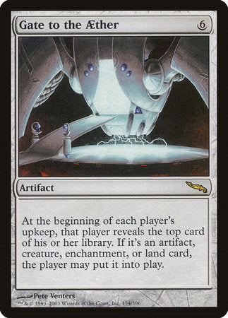 Gate to the Aether [Mirrodin] | Jomio and Rueliete's Cards and Comics
