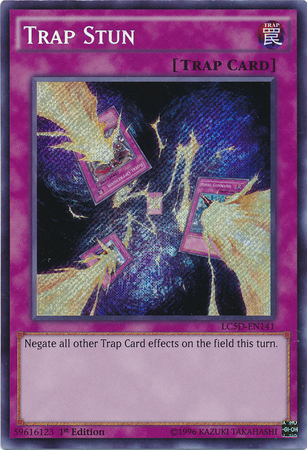 Trap Stun [LC5D-EN141] Secret Rare | Jomio and Rueliete's Cards and Comics