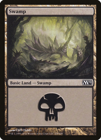 Swamp (238) [Magic 2012] | Jomio and Rueliete's Cards and Comics