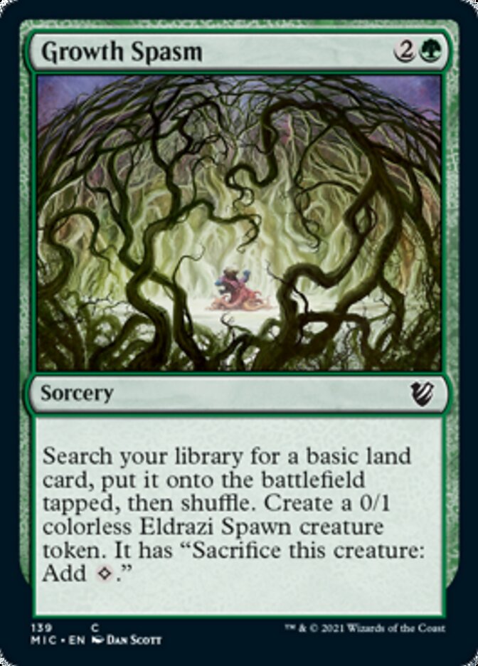 Growth Spasm [Innistrad: Midnight Hunt Commander] | Jomio and Rueliete's Cards and Comics