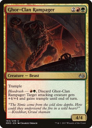 Ghor-Clan Rampager [Modern Masters 2017] | Jomio and Rueliete's Cards and Comics