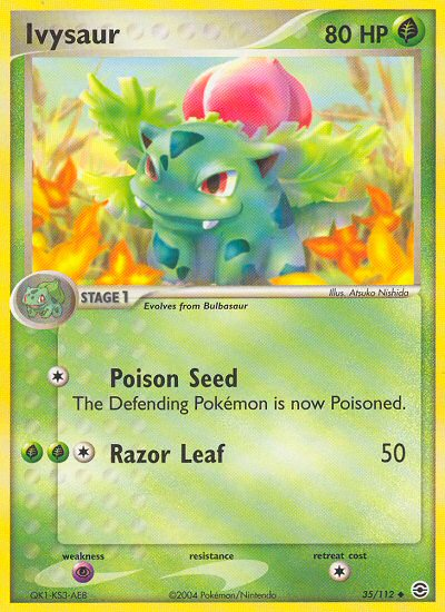 Ivysaur (35/112) [EX: FireRed & LeafGreen] | Jomio and Rueliete's Cards and Comics