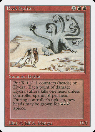 Rock Hydra [Revised Edition] | Jomio and Rueliete's Cards and Comics