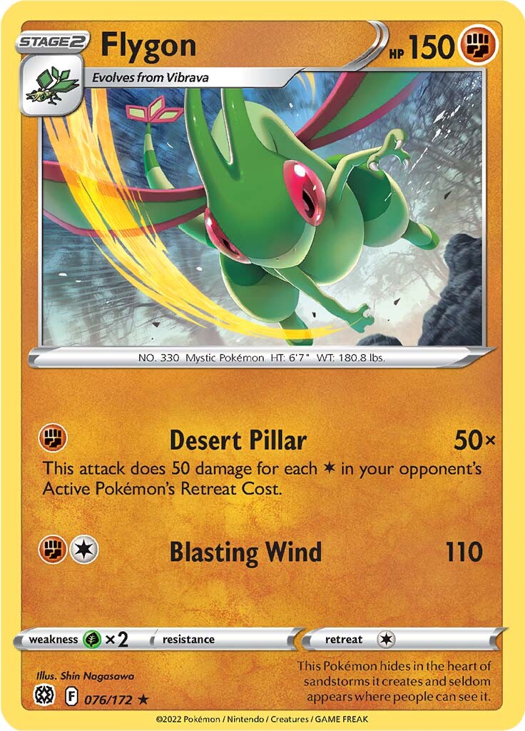 Flygon (076/172) [Sword & Shield: Brilliant Stars] | Jomio and Rueliete's Cards and Comics