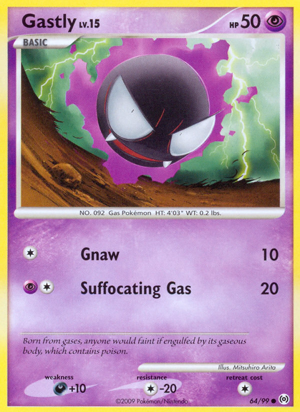 Gastly (64/99) [Platinum: Arceus] | Jomio and Rueliete's Cards and Comics