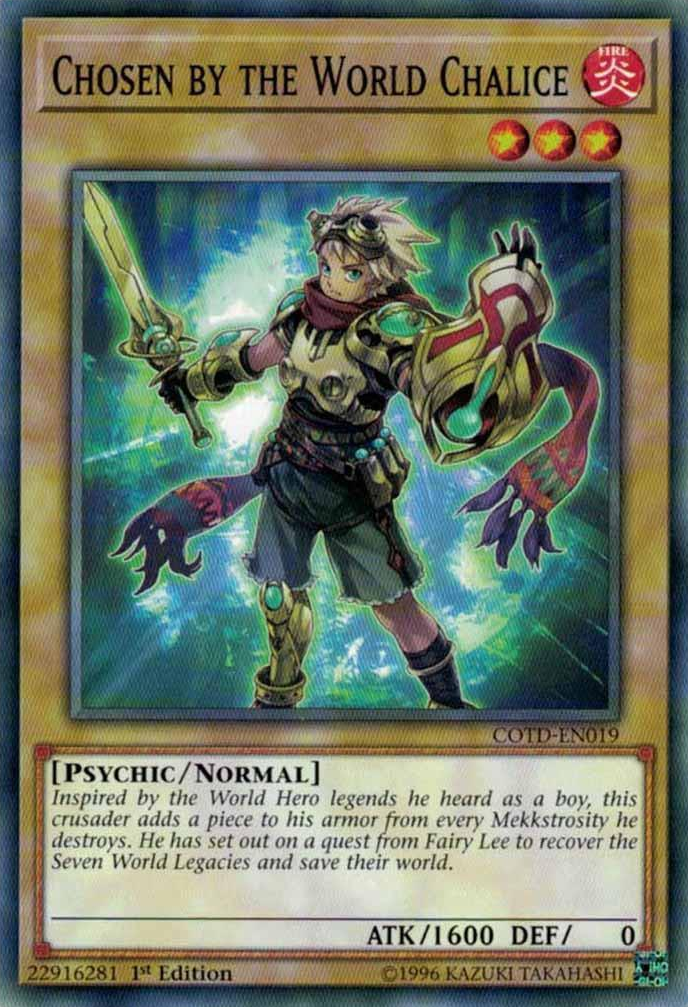 Chosen by the World Chalice [COTD-EN019] Common | Jomio and Rueliete's Cards and Comics