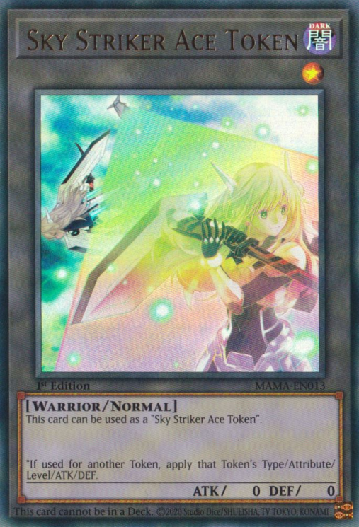 Token: Sky Striker Ace [MAMA-EN013] Ultra Rare | Jomio and Rueliete's Cards and Comics