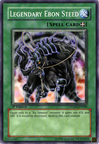 Legendary Ebon Steed [STON-EN040] Common | Jomio and Rueliete's Cards and Comics