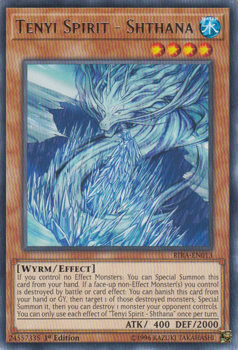 Tenyi Spirit - Shthana [RIRA-EN013] Rare | Jomio and Rueliete's Cards and Comics