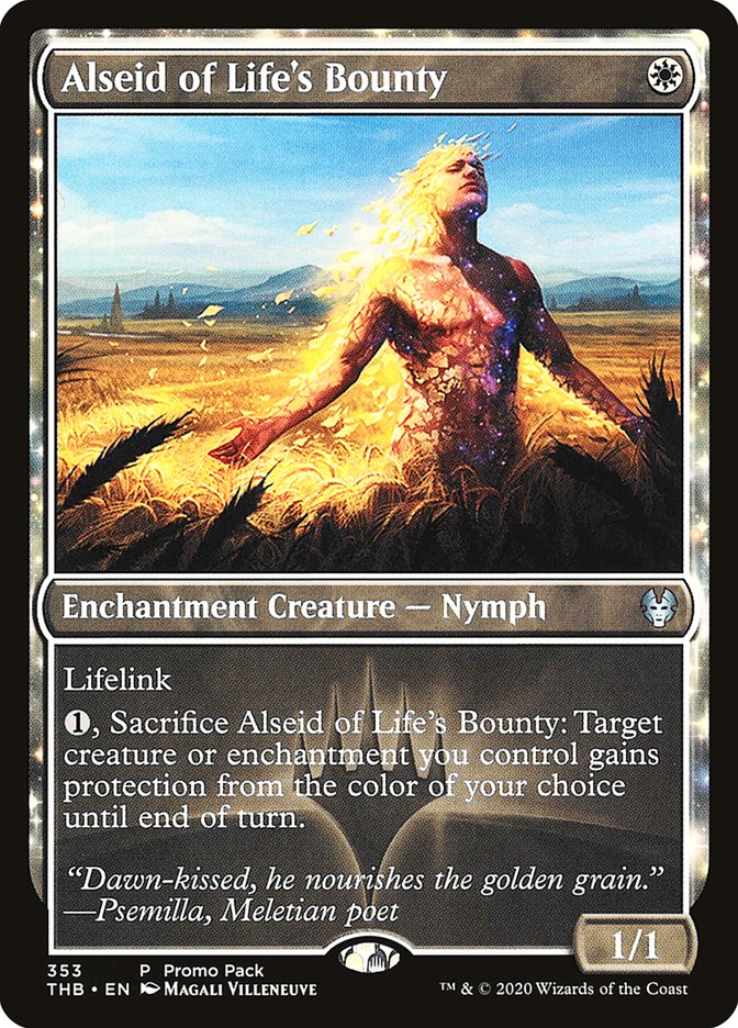 Alseid of Life's Bounty (Promo Pack) [Theros Beyond Death Promos] | Jomio and Rueliete's Cards and Comics