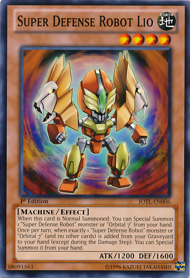 Super Defense Robot Lio [JOTL-EN006] Common | Jomio and Rueliete's Cards and Comics