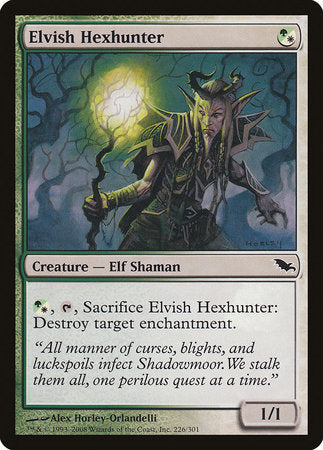 Elvish Hexhunter [Shadowmoor] | Jomio and Rueliete's Cards and Comics
