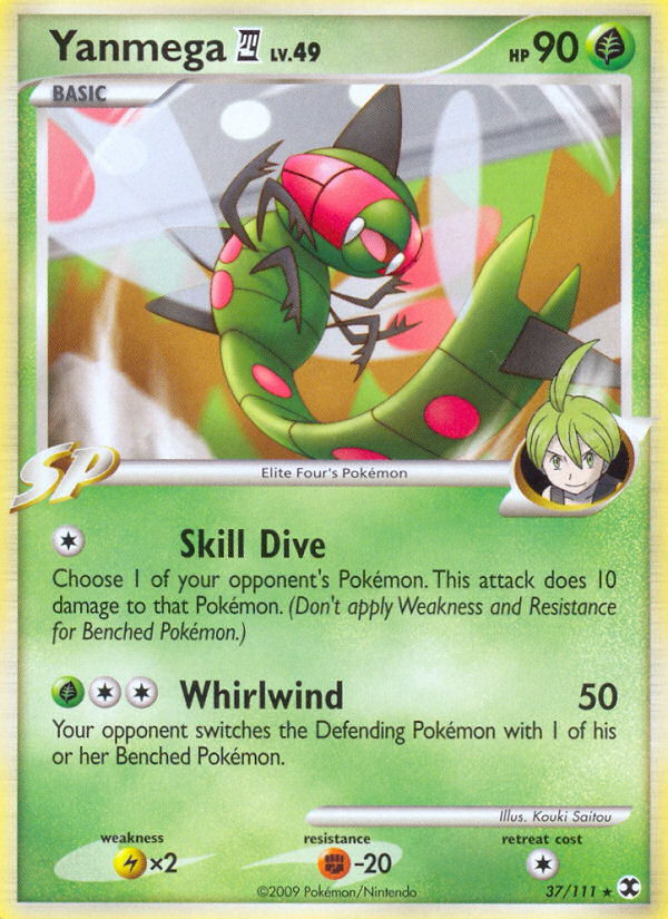 Yanmega (37/111) [Platinum: Rising Rivals] | Jomio and Rueliete's Cards and Comics