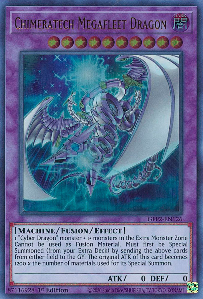Chimeratech Megafleet Dragon [GFP2-EN126] Ultra Rare | Jomio and Rueliete's Cards and Comics