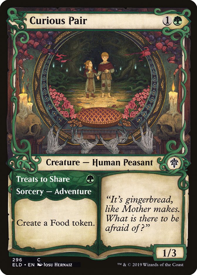 Curious Pair // Treats to Share (Showcase) [Throne of Eldraine] | Jomio and Rueliete's Cards and Comics