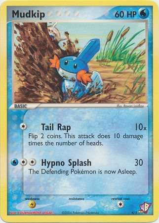 Mudkip (4/5) [Kids WB Promos] | Jomio and Rueliete's Cards and Comics