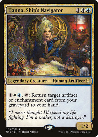 Hanna, Ship's Navigator [Commander 2016] | Jomio and Rueliete's Cards and Comics