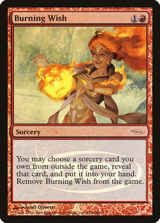 Burning Wish [Judge Gift Cards 2009] | Jomio and Rueliete's Cards and Comics